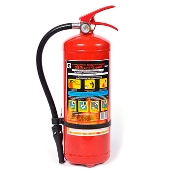 Воздушно-пенный огнетушитель «ОВП-4» (з) АВ (заряженный, морозостойкий)
