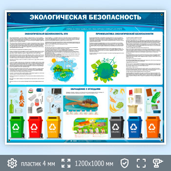 Стенд «Экологическая безопасность» (ECO-04)